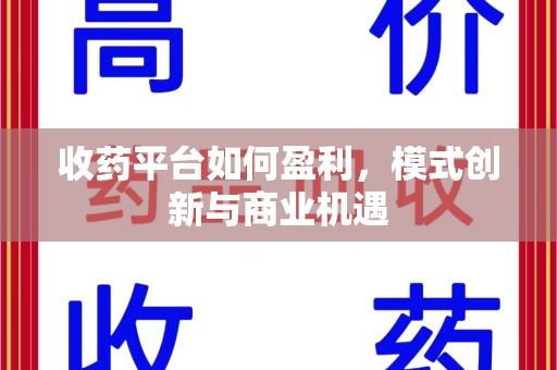 宁德收药平台如何盈利，模式创新与商业机遇
