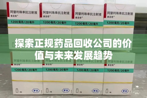 宁德探索正规药品回收公司的价值与未来发展趋势
